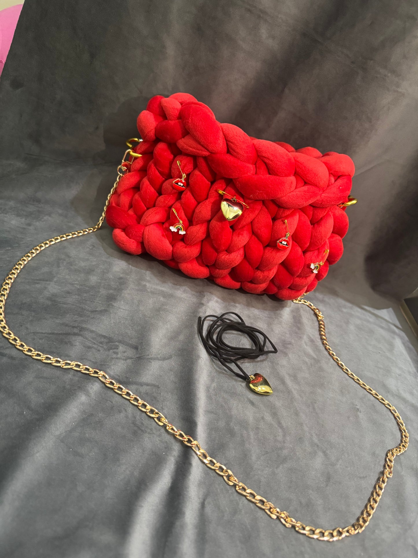 Borsa marshmeallow rossa