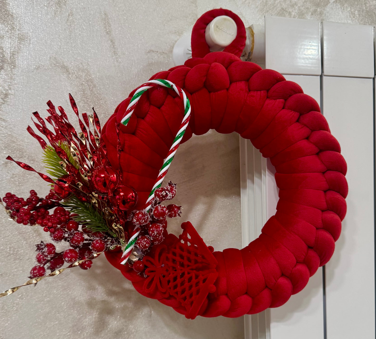 Ghirlanda fuori porta Rossa